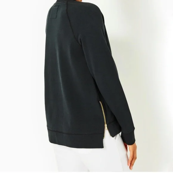 Lilly Pulitzer NAVY Beach Comber pullover - Picture 5 of 11